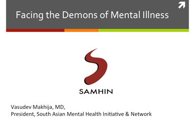 SAMHIN presentation Facing the Demons of Mental Illness