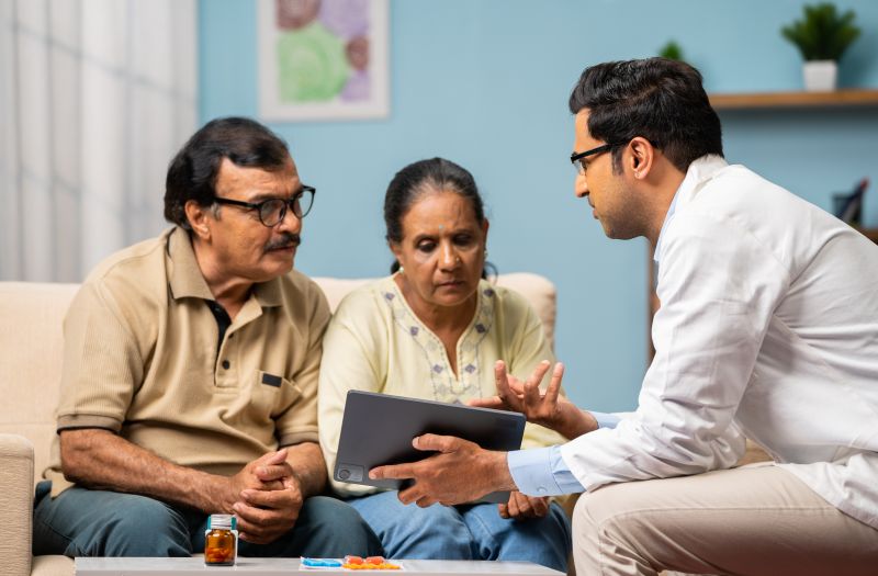 health provider and patients